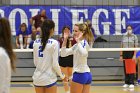 VB vs RIC  Wheaton Women's Volleyball vs Rhode Island College. - Photo by Keith Nordstrom : Wheaton, Volleyball, VB